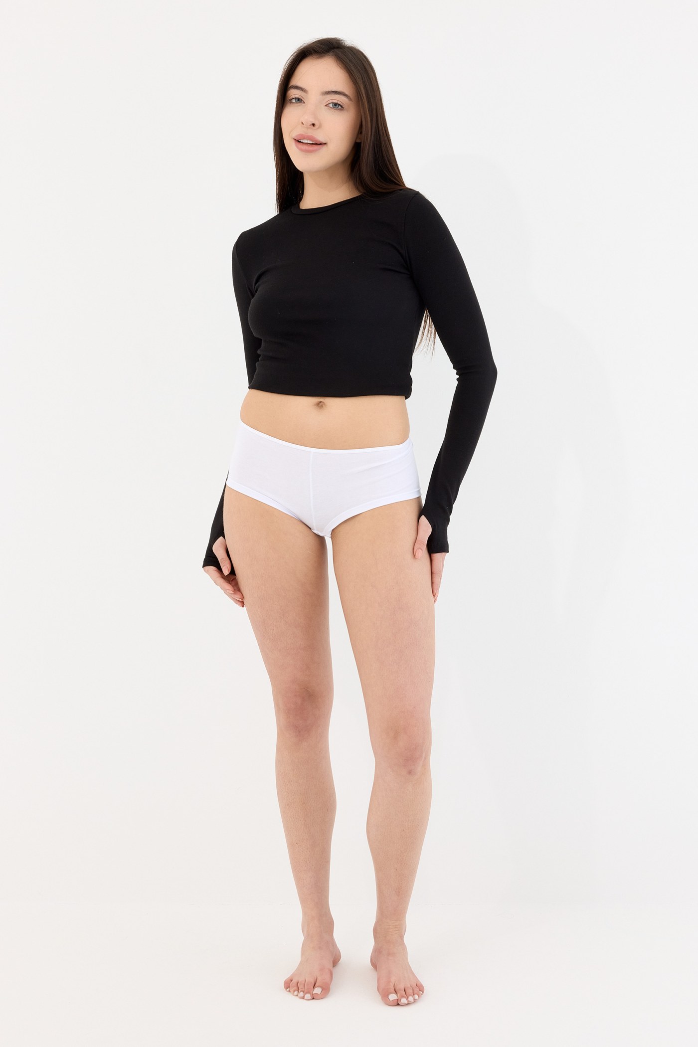 Air Beyaz Boyshort Kulot