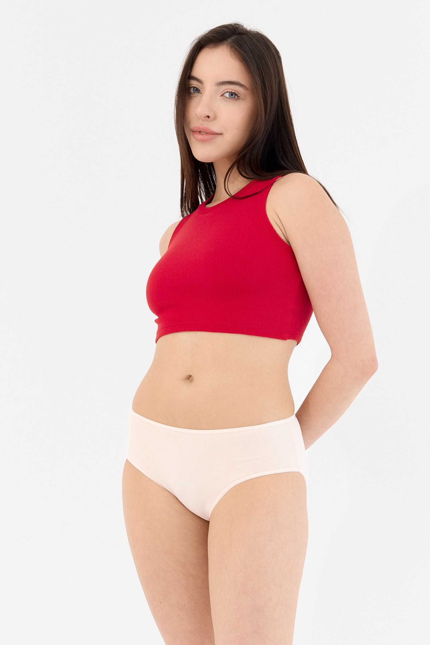 Air Pudra Yüksek Bel Slip Külot