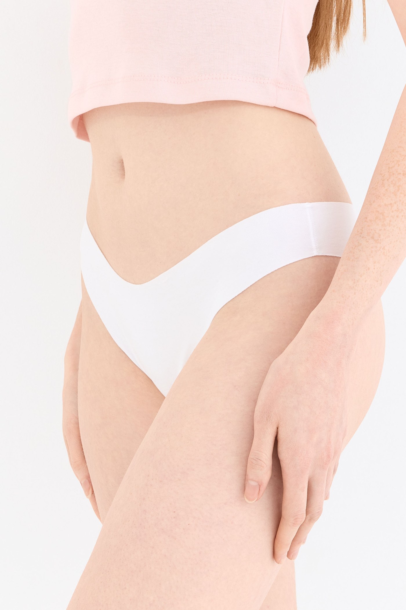 Shade Dikişsiz Brazilian Külot Beyaz