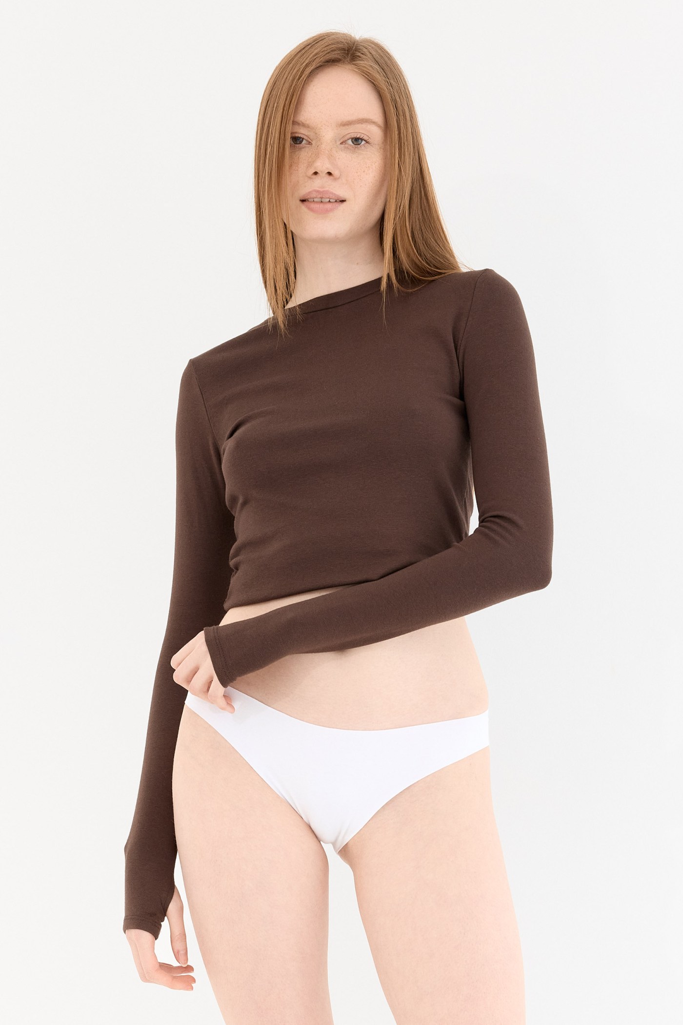 Shade Dikişsiz Slip Külot Beyaz