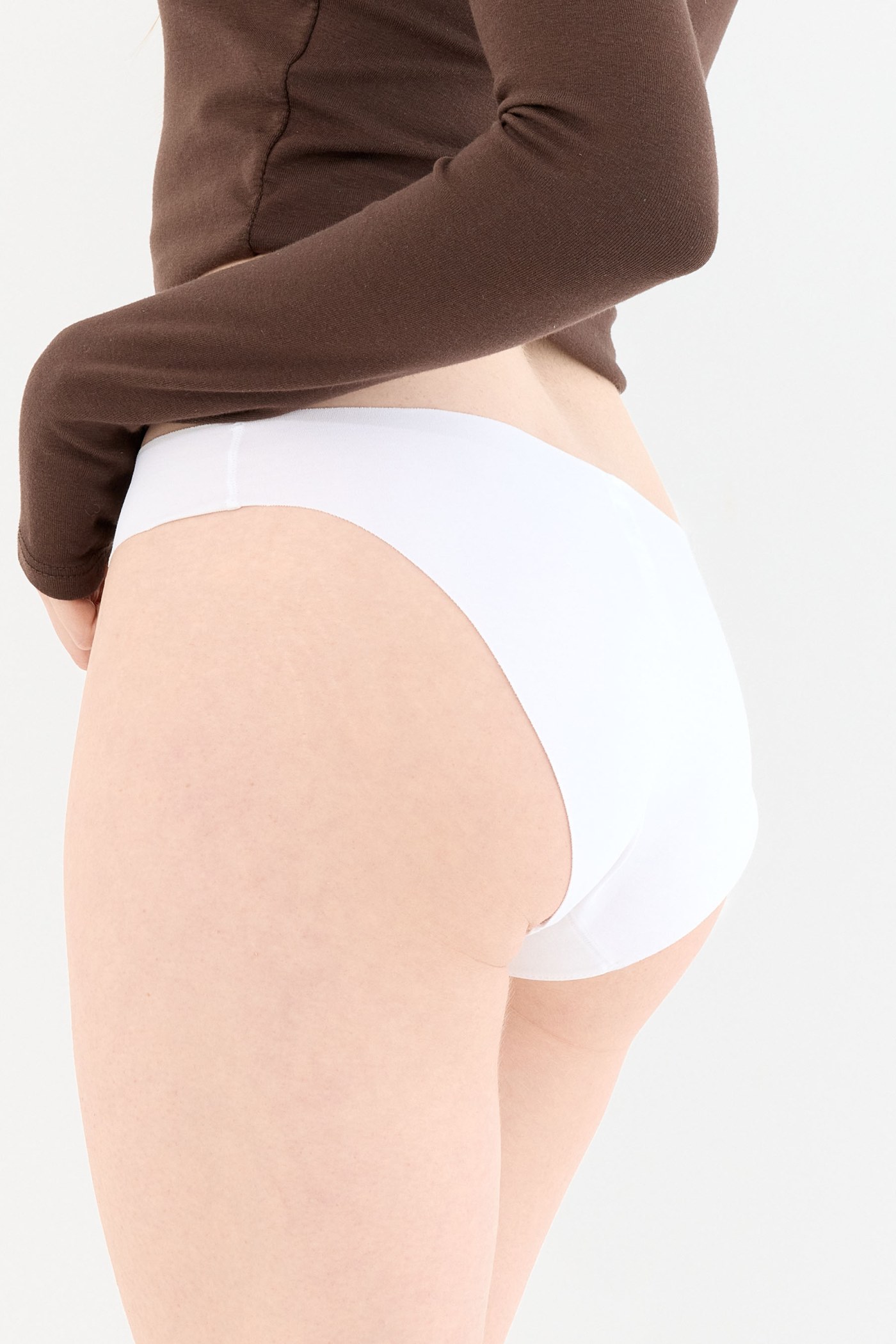 Shade Dikişsiz Slip Külot Beyaz