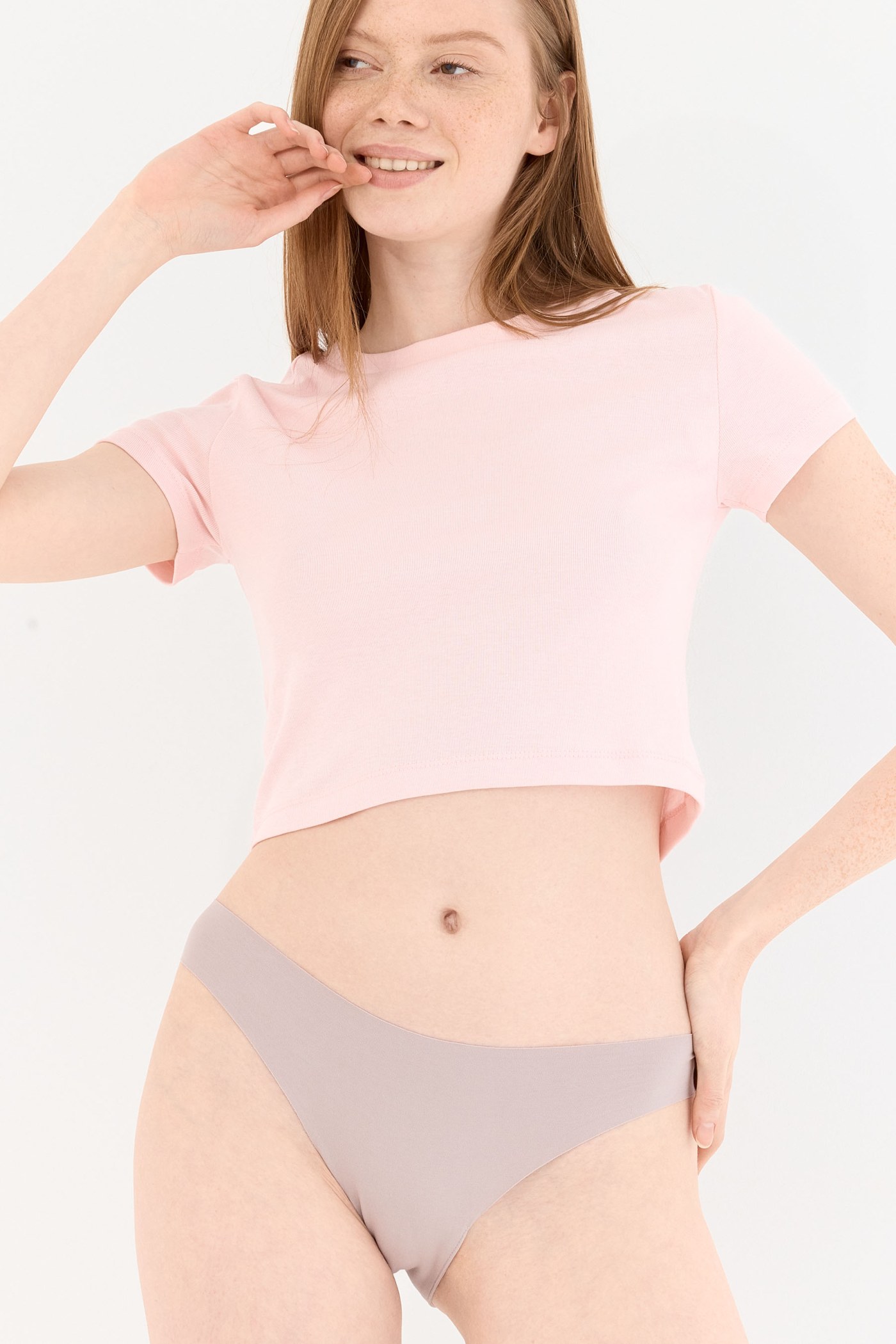 Shade Dikişsiz Slip Külot Leylak