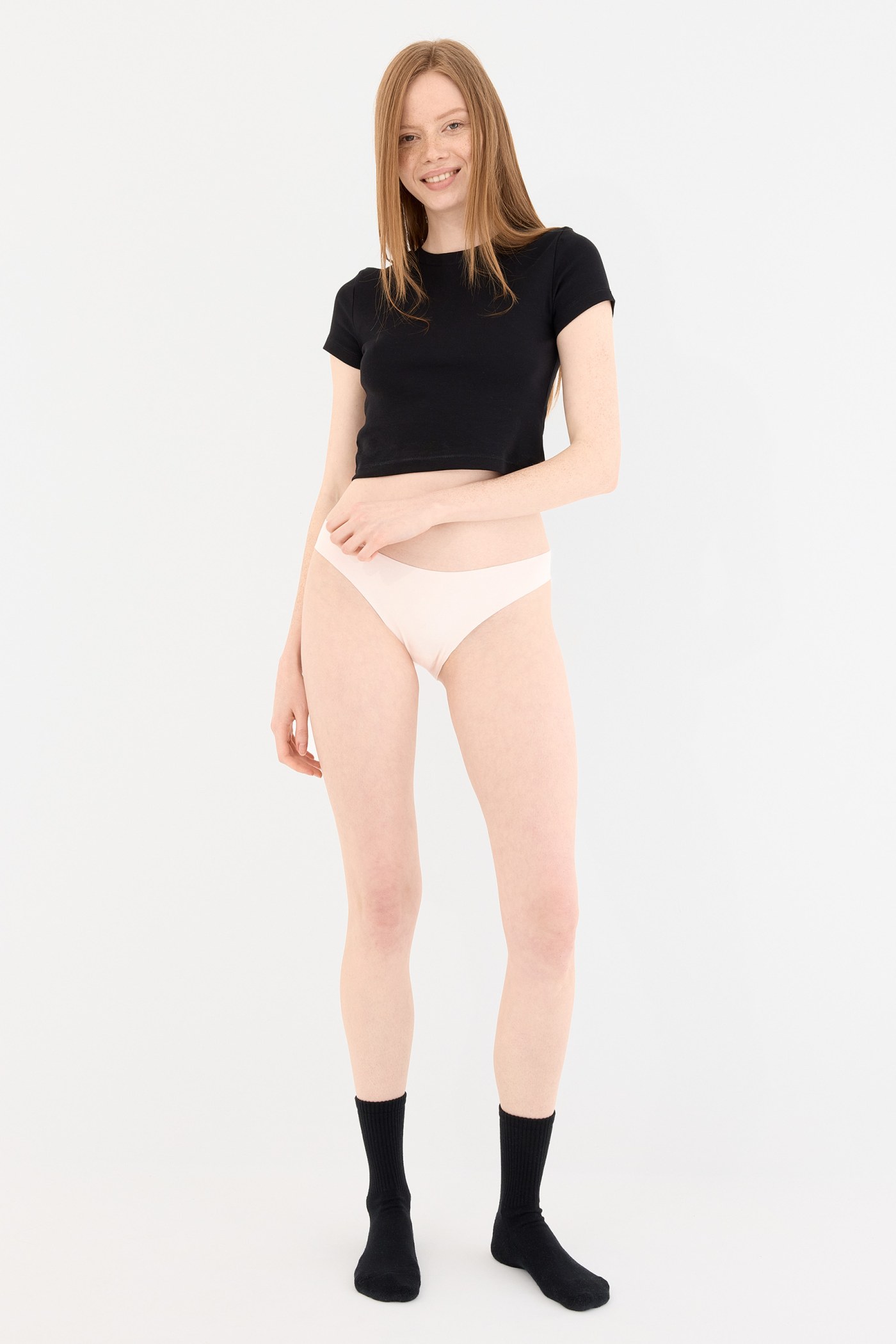 Shade Dikişsiz Slip Külot Pudra