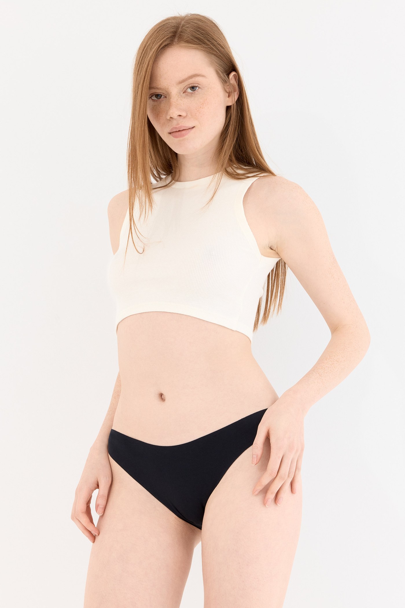 Shade Dikişsiz Slip Külot Siyah