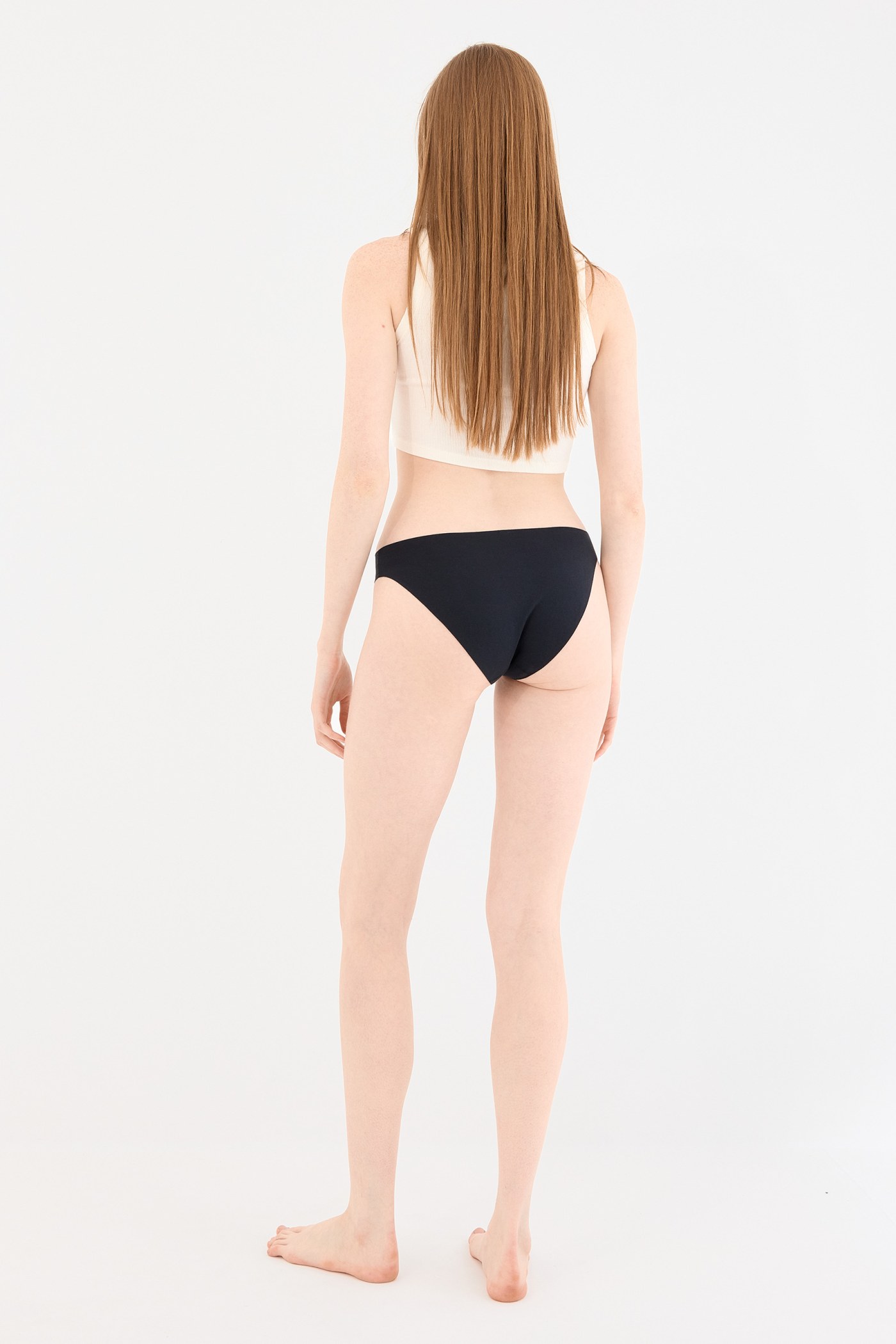 Shade Dikişsiz Slip Külot Siyah