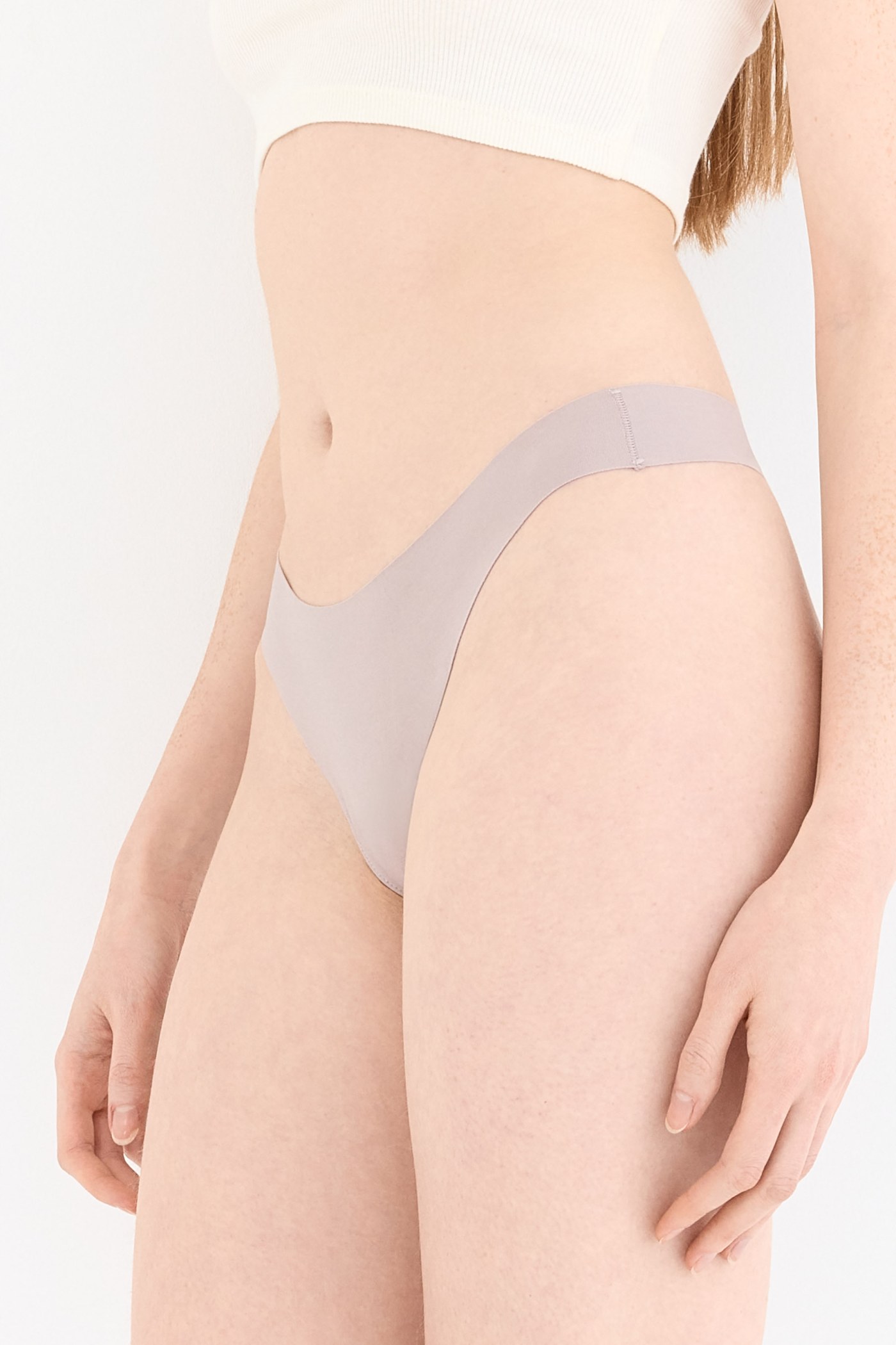 Shade Dikişsiz Tanga Külot Leylak