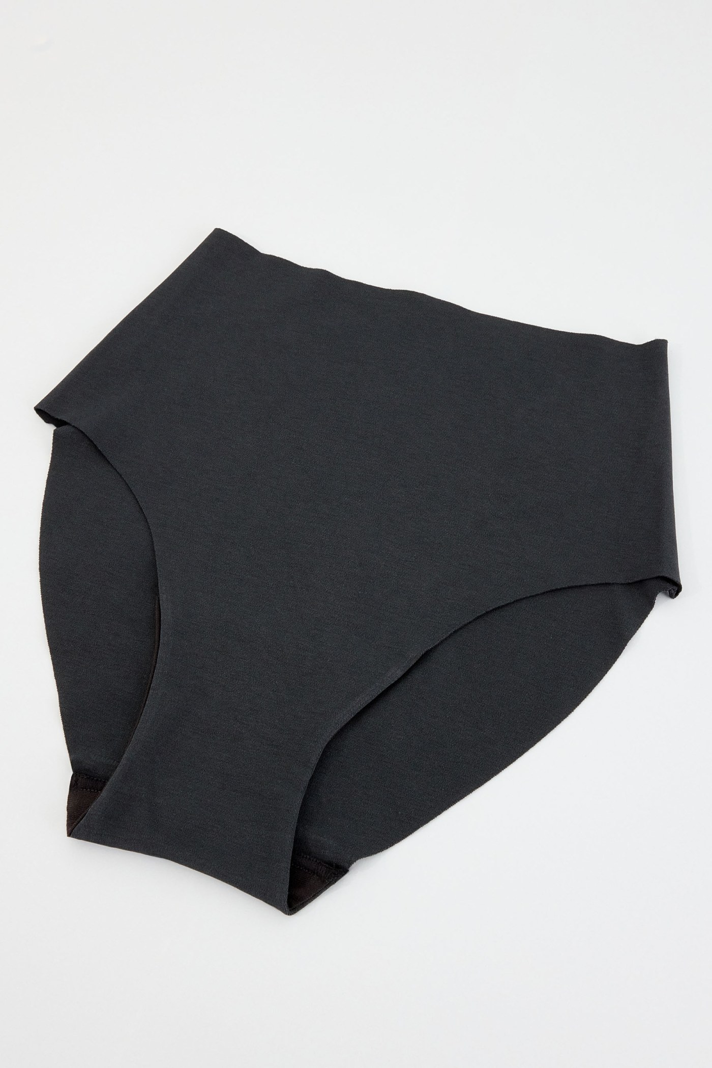 Shade Dikişsiz Yüksek Bel Slip Külot Siyah