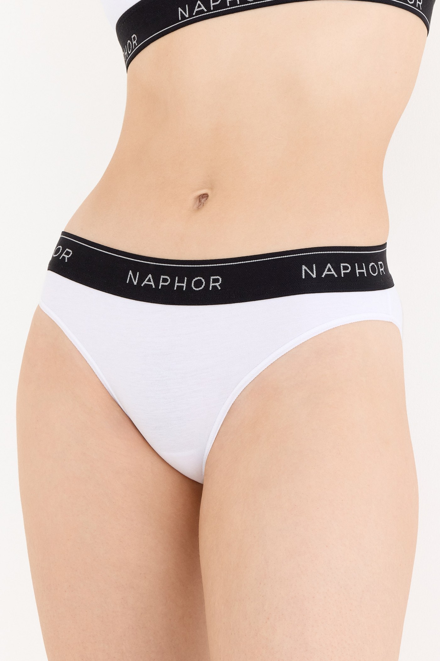 Signature Noir Beyaz Slip Külot