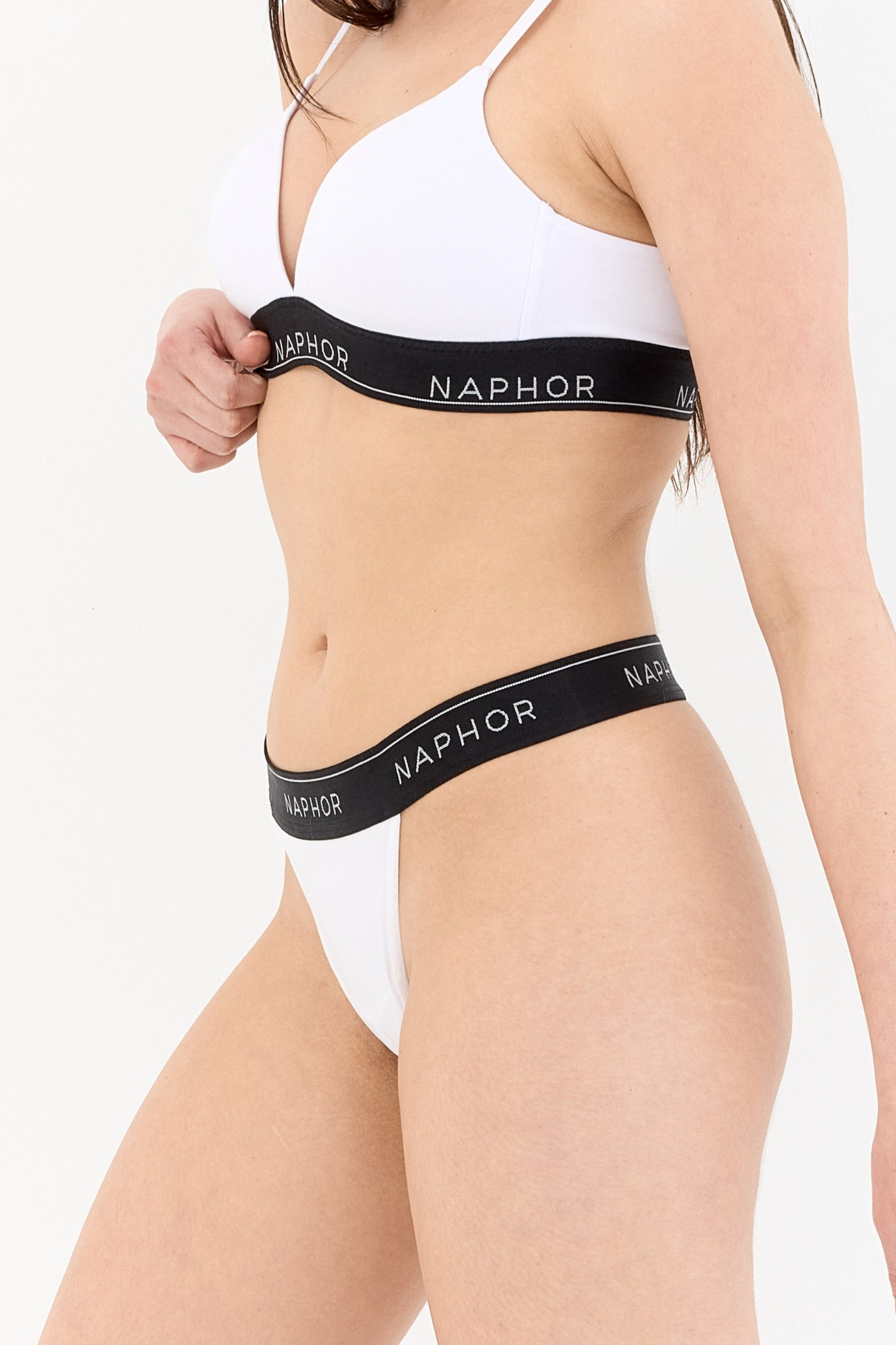 Signature Noir Beyaz String Külot
