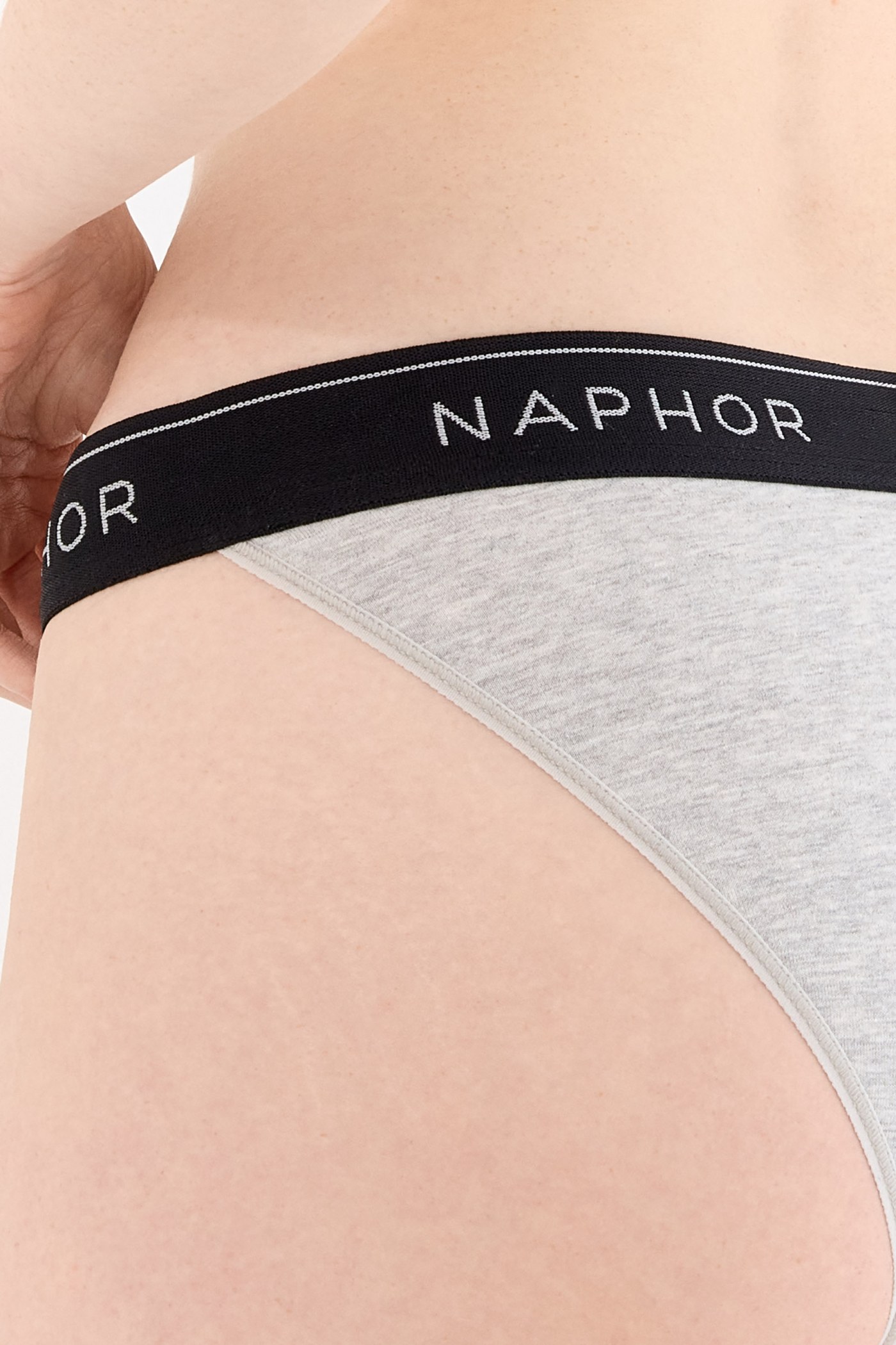 Signature Noir Gray Bikini Brief