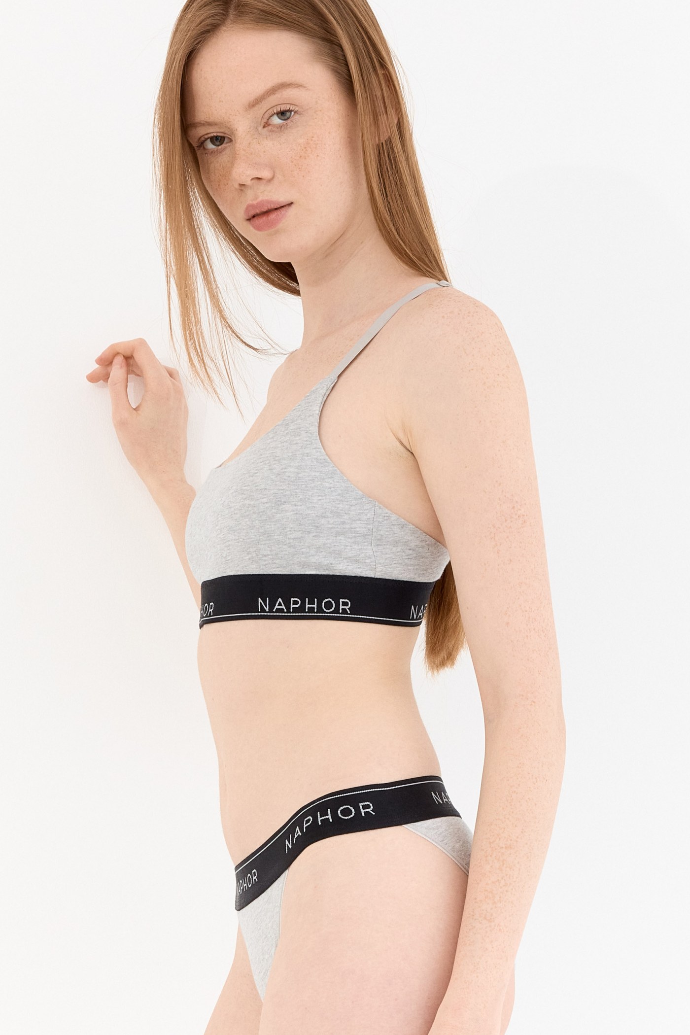 Signature Noir Gray Bikini Brief
