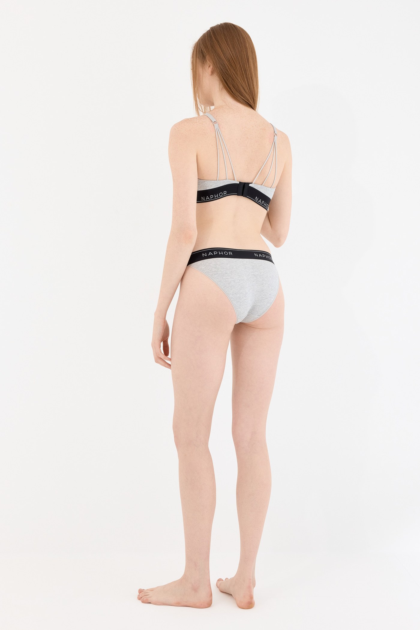 Signature Noir Gray Bikini Brief