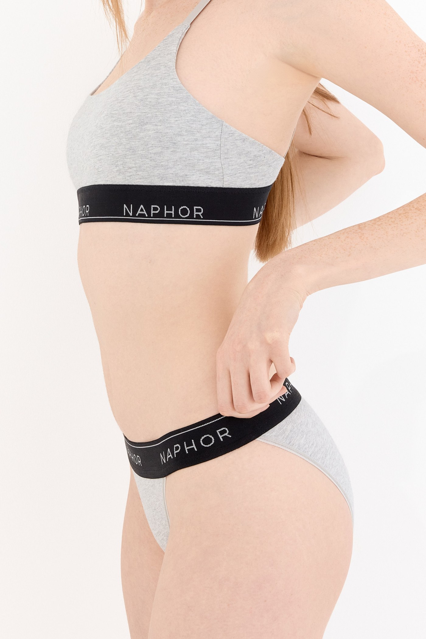 Signature Noir Gray Bikini Brief