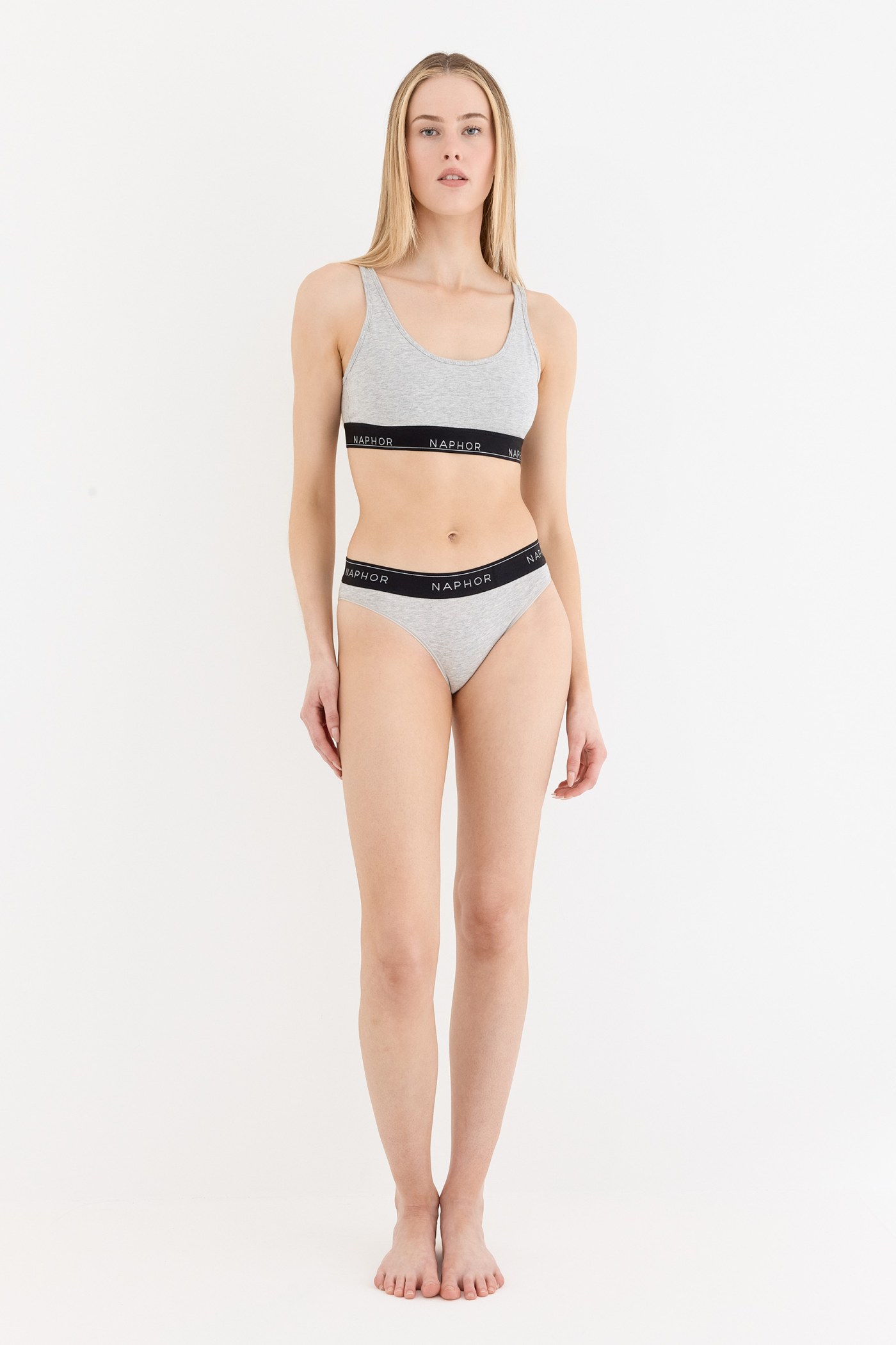 Signature Noir Gray Bralette