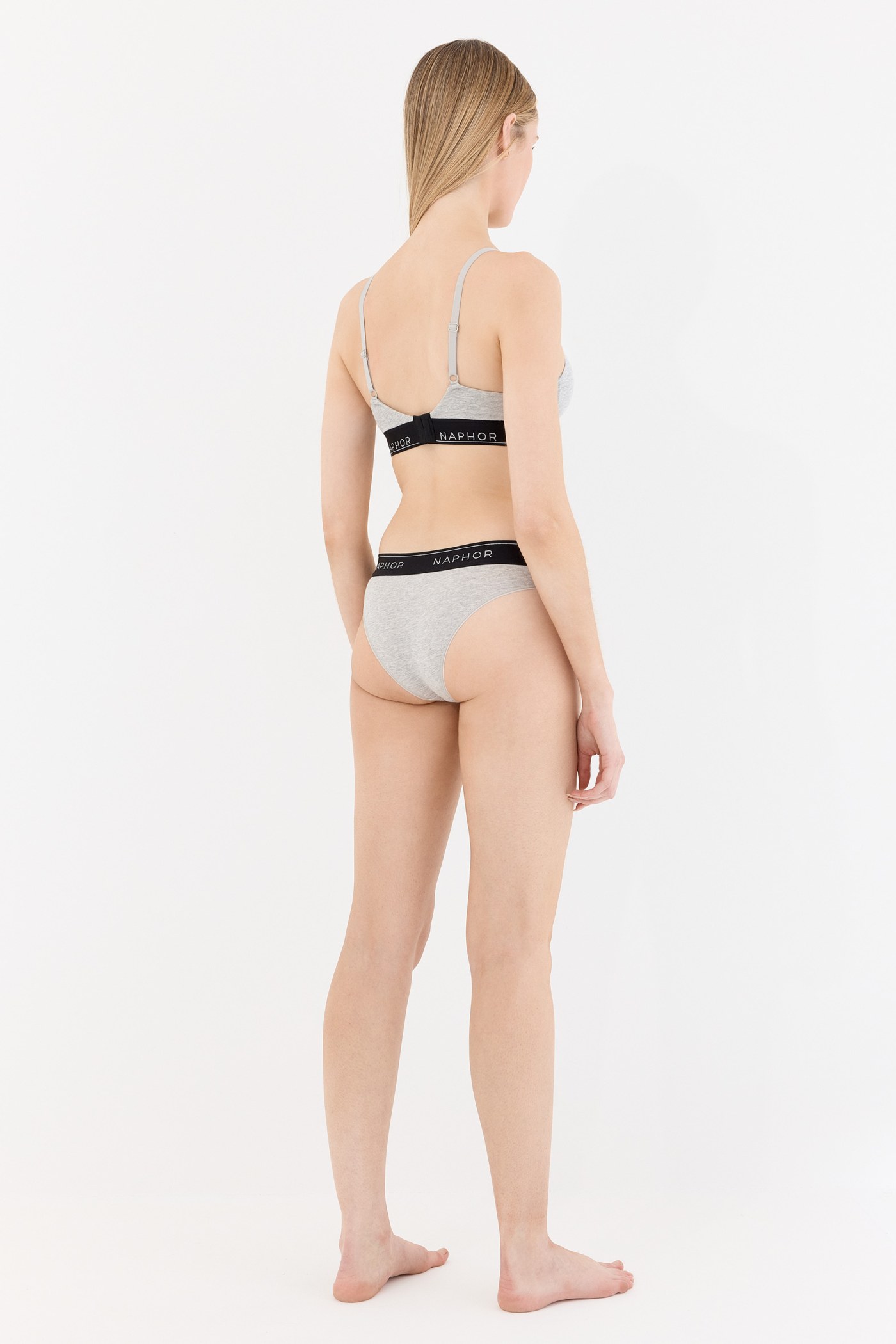 Signature Noir Gray Padded Wireless Bra