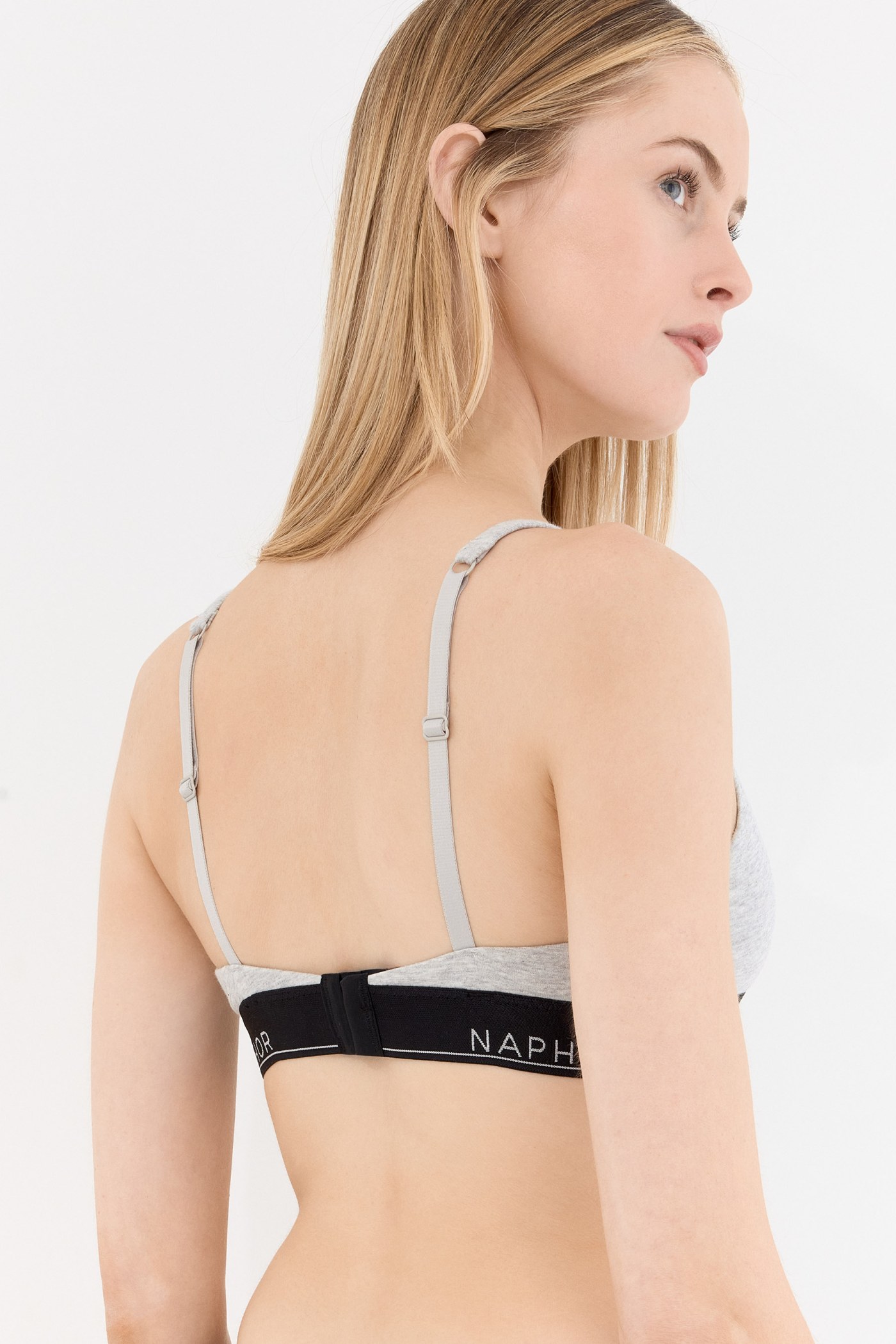 Signature Noir Gray Triangle Bra
