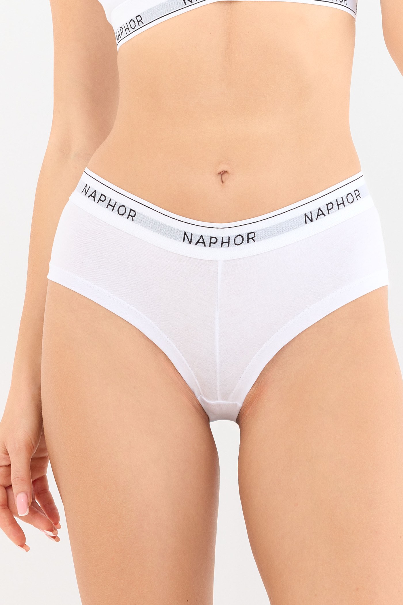 Signature Perle Beyaz Boyshort Külot