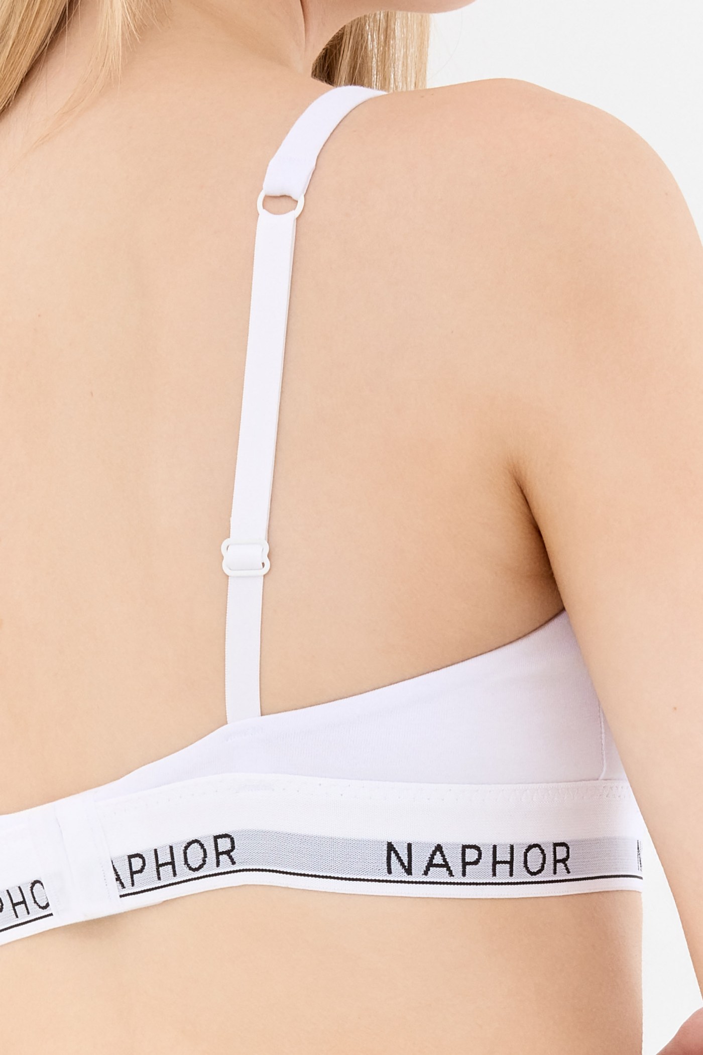 Signature Perle White Triangle Bra