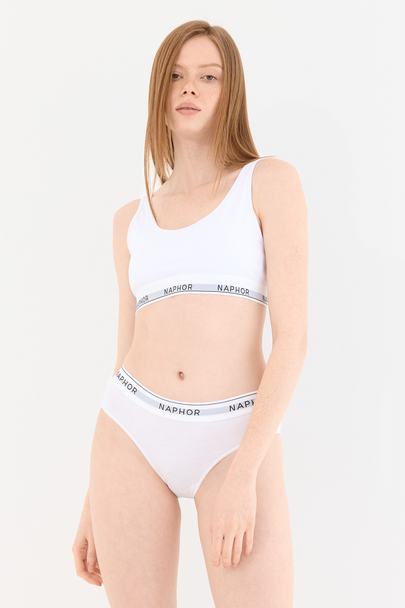 Signature Perle Beyaz Yüksek Bel Slip Külot