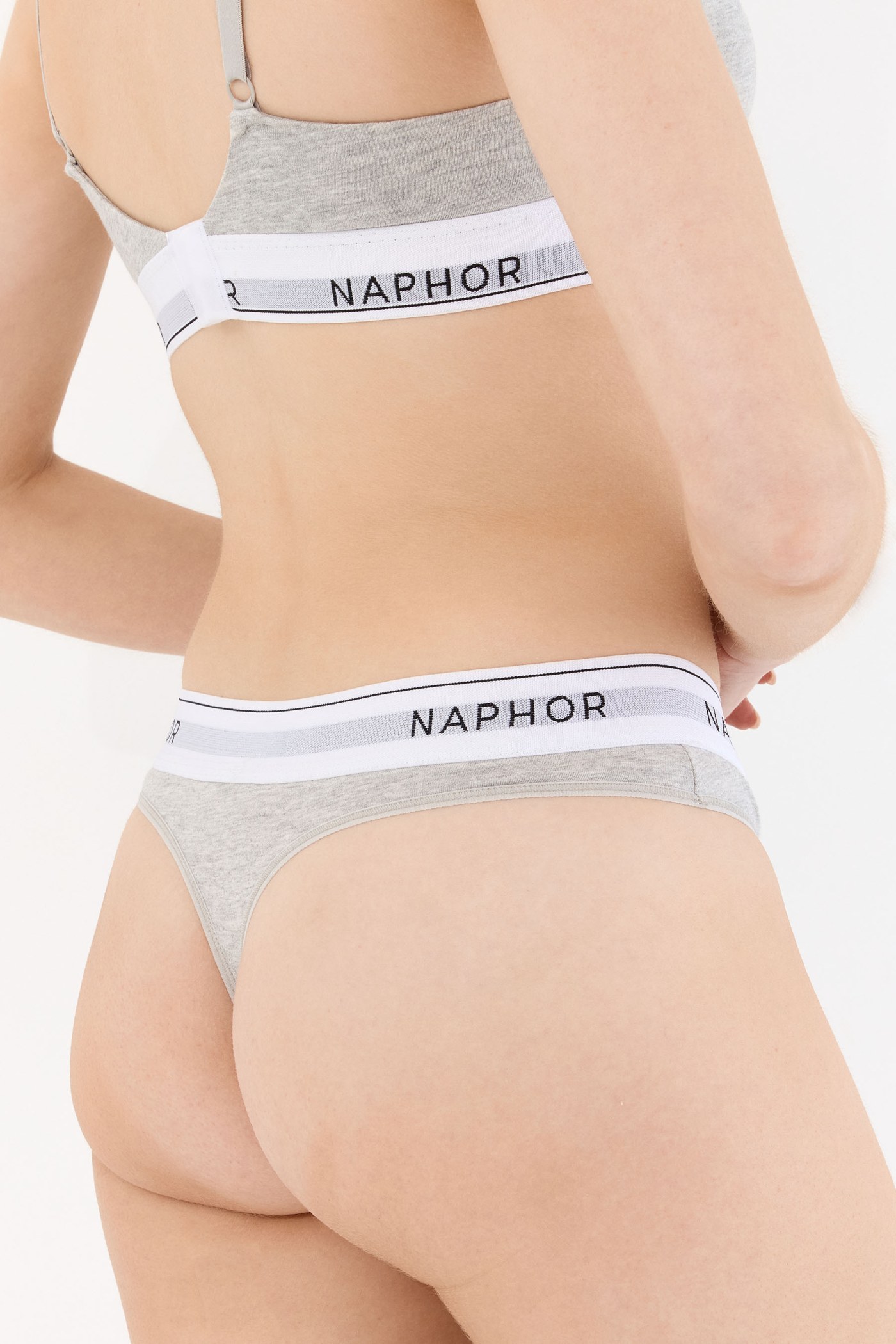 Signature Perle Gray Thong