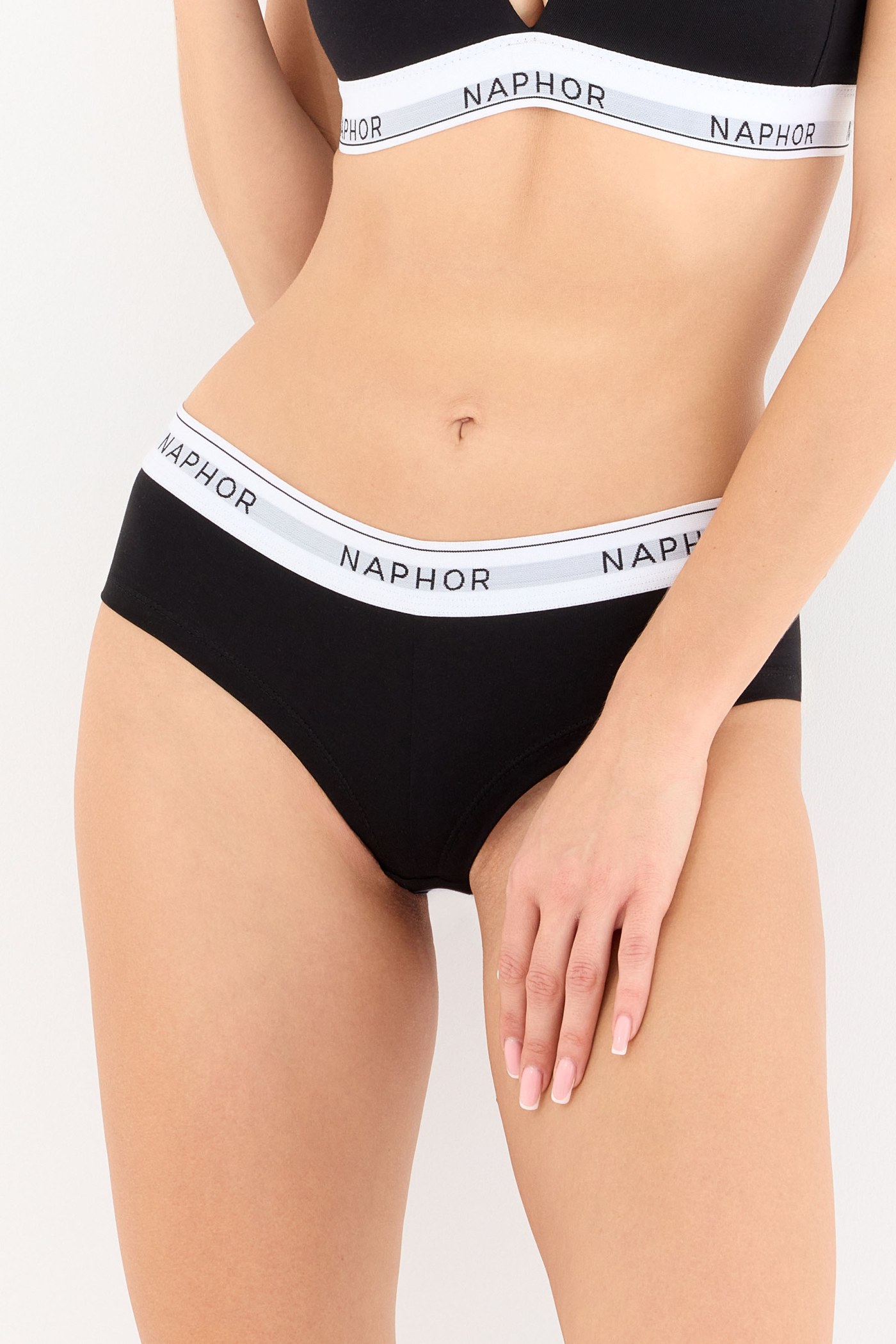 Signature Perle Black Boyshort
