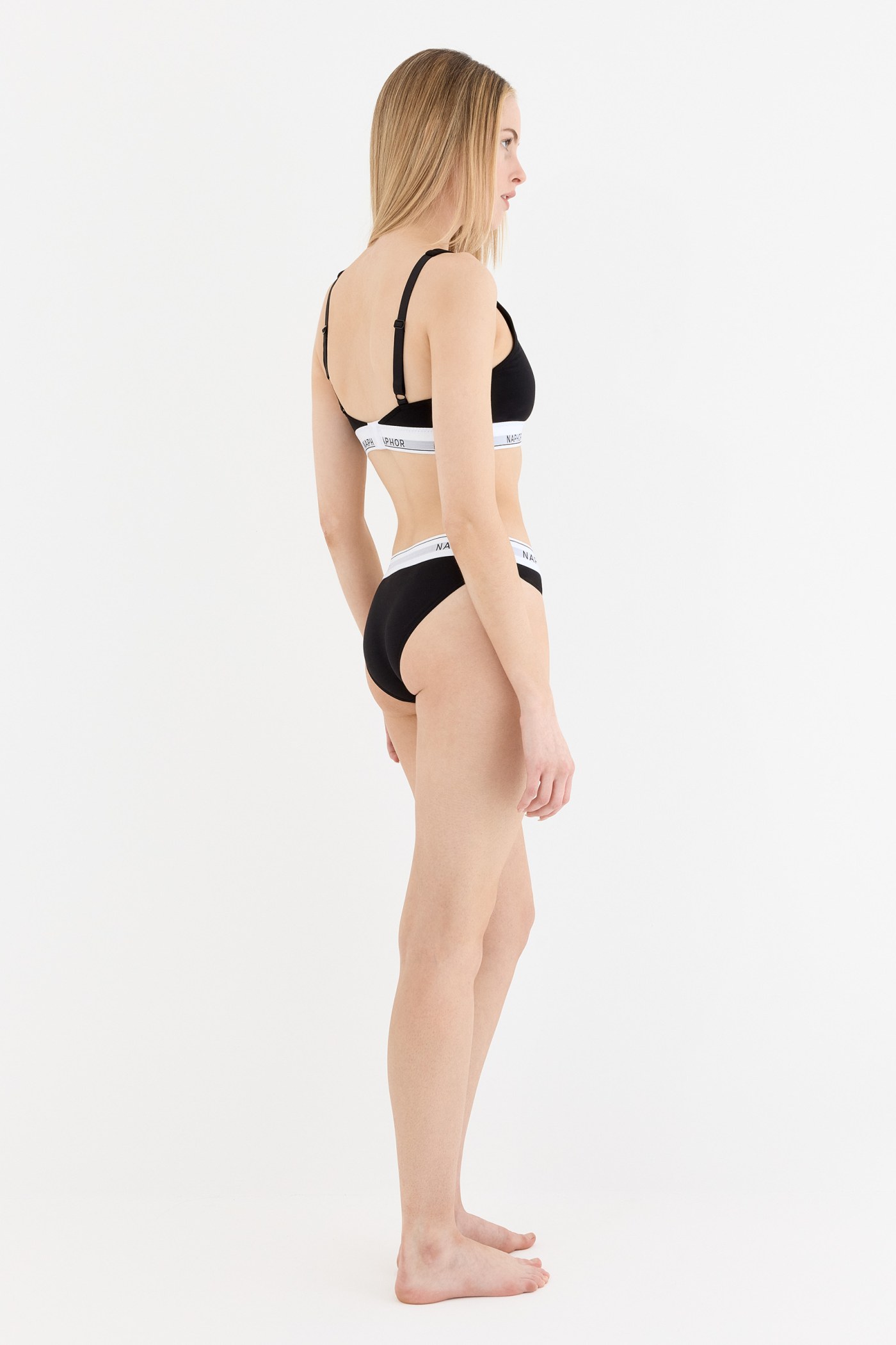 Signature Perle Siyah Slip Külot
