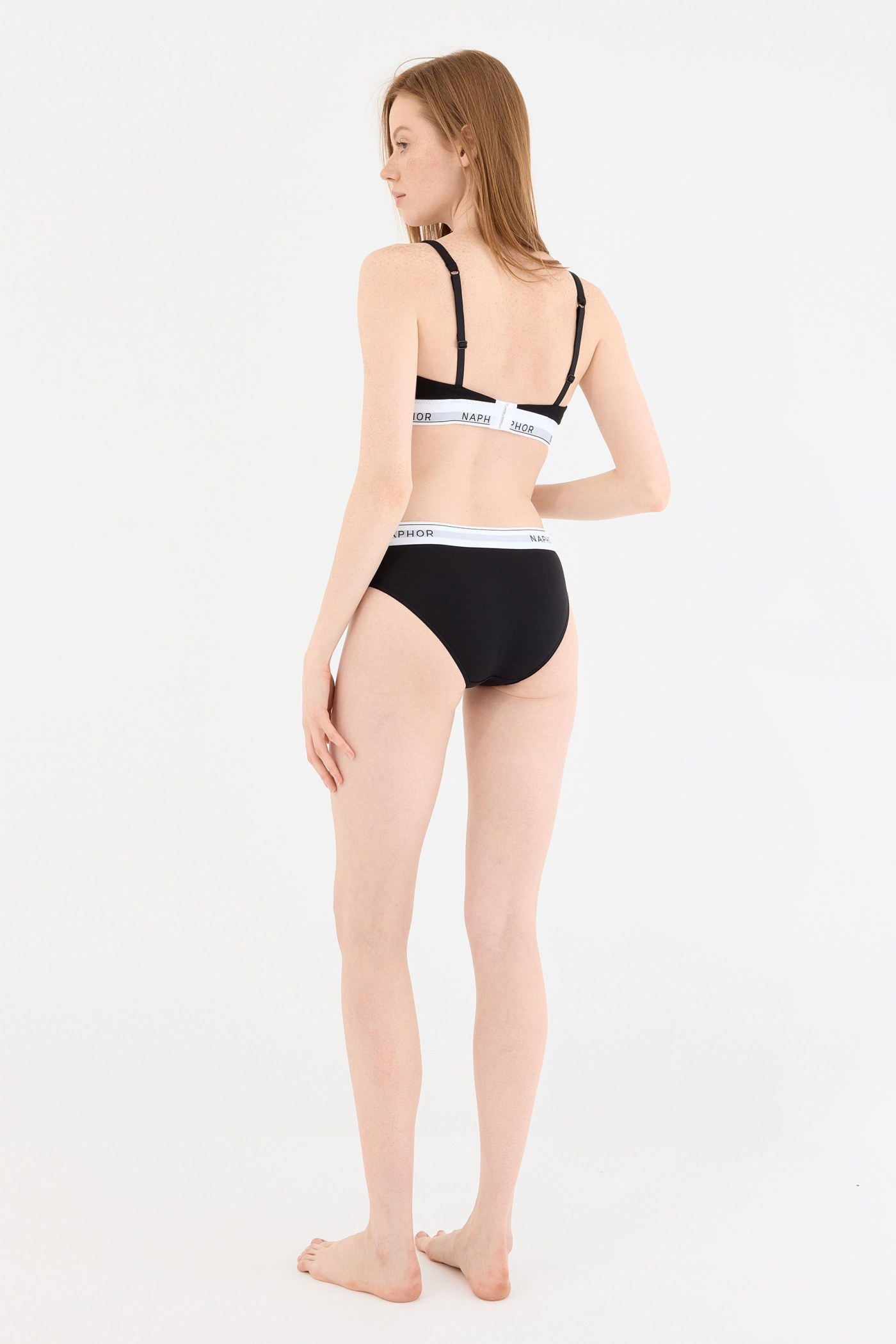 Signature Perle Siyah Yüksek Bel Slip Külot