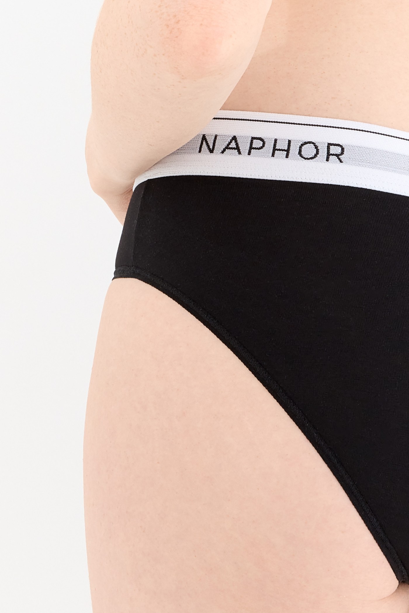 Signature Perle Siyah Yüksek Bel Slip Külot