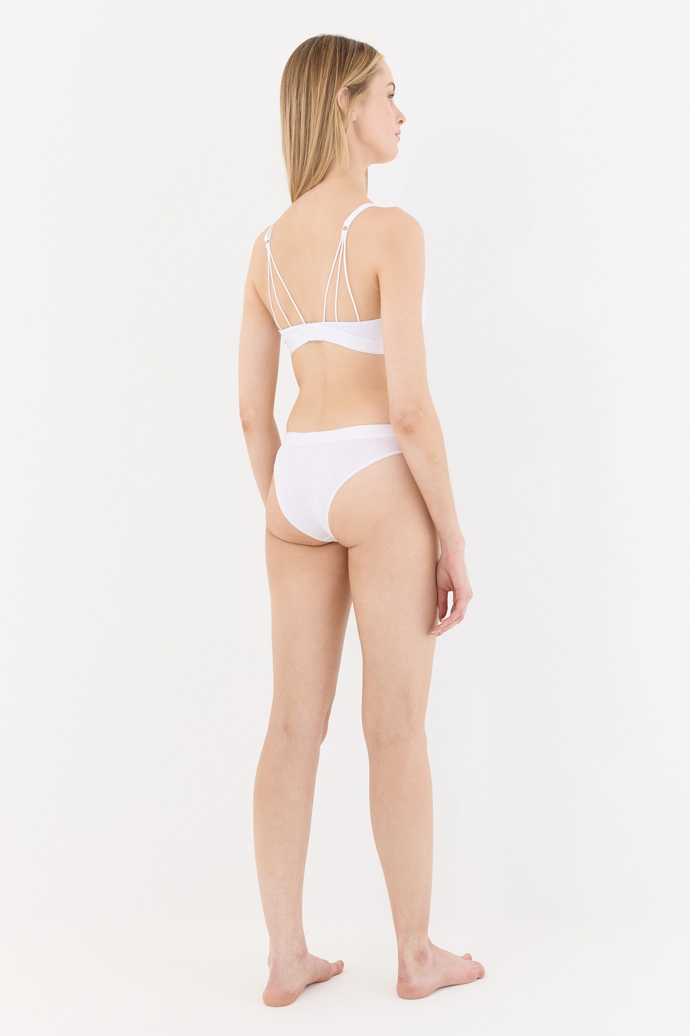 Touch Beyaz Askı Detaylı Bralet Sütyen