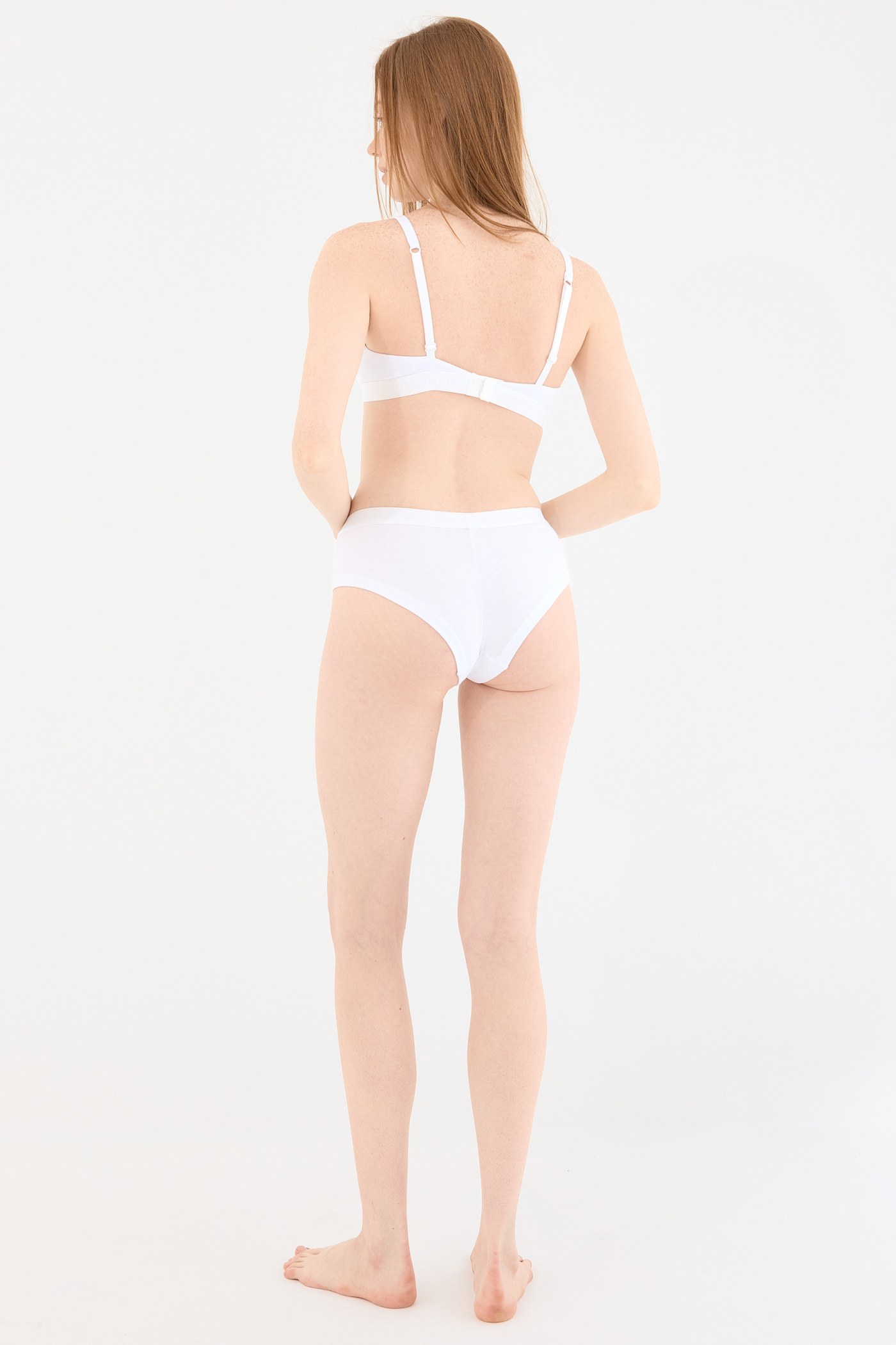 Touch Beyaz Boyshort Külot