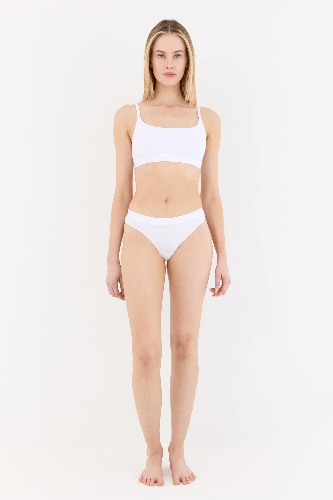 Touch Beyaz Brazilian Külot