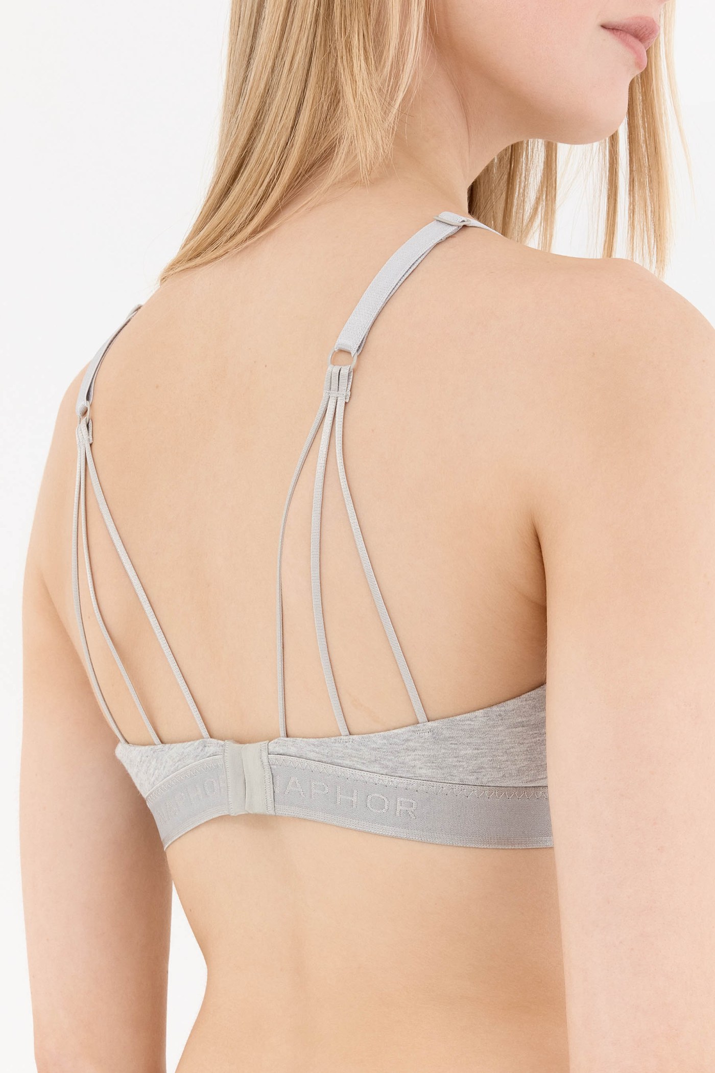 Touch Gri Askı Detaylı Bralet Sütyen