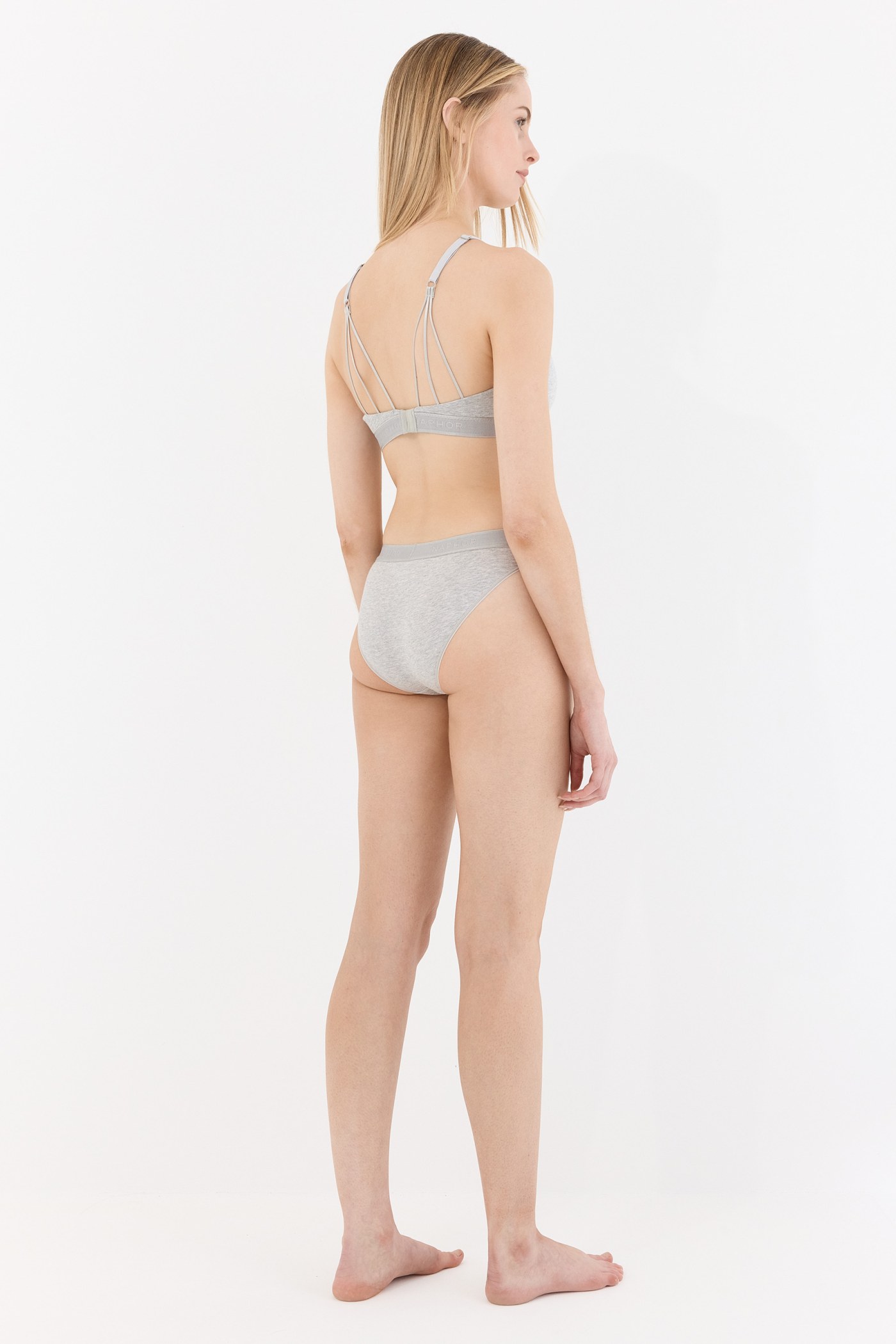 Touch Gri Askı Detaylı Bralet Sütyen