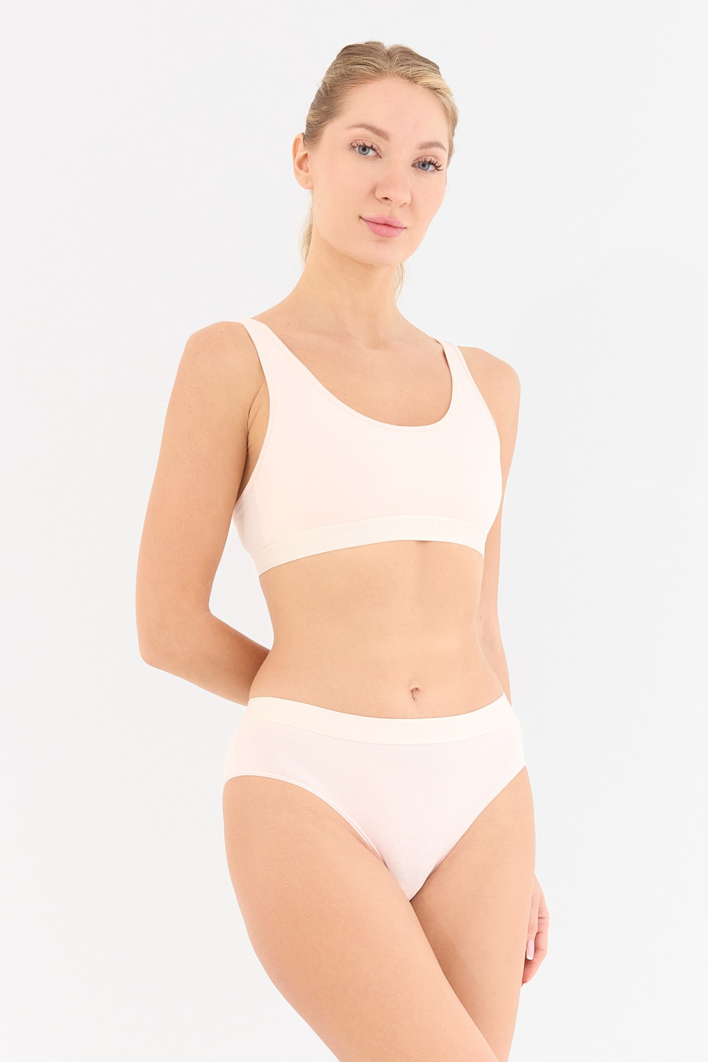 Touch Pudra Yüksek Bel Slip Külot