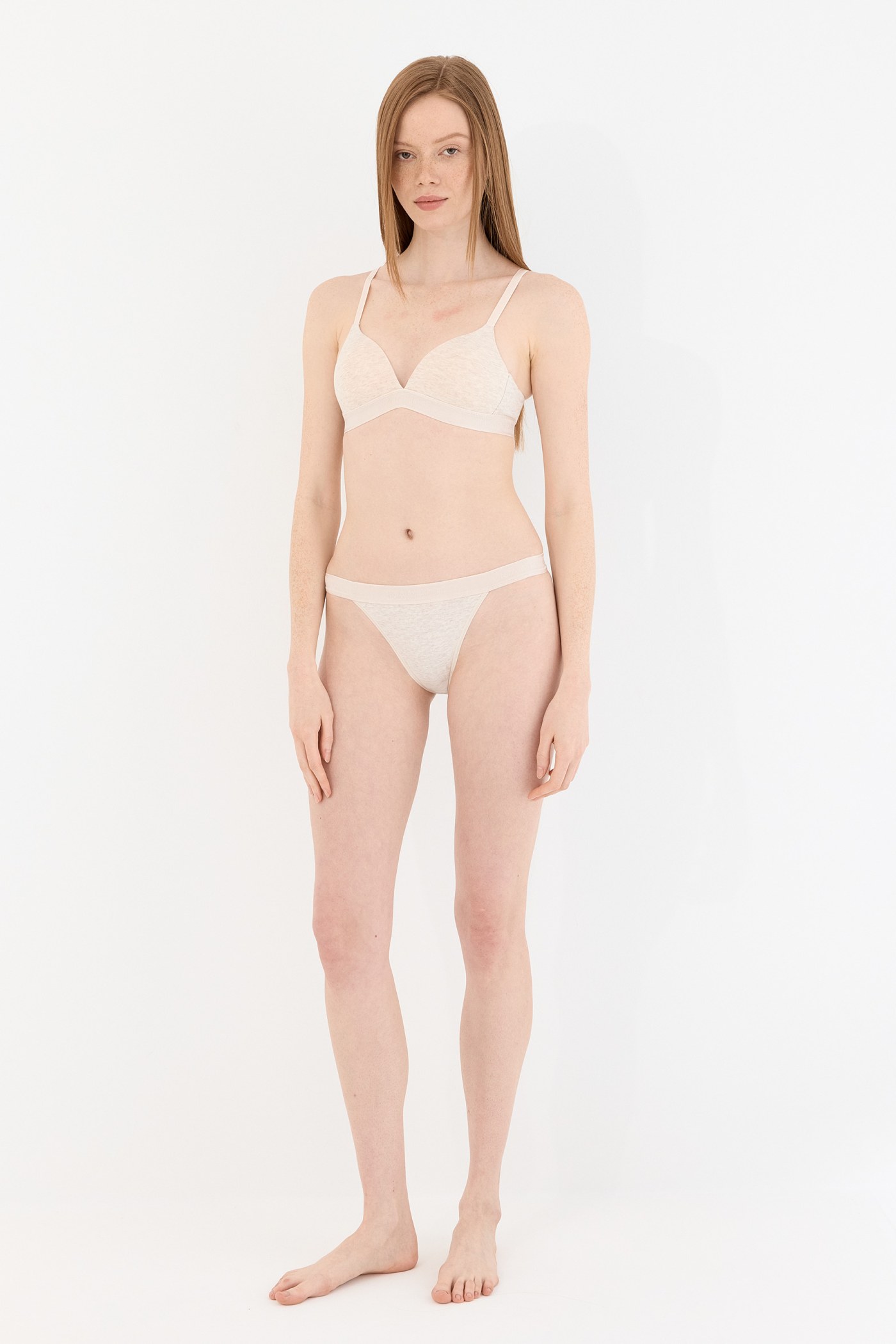 Touch Krem Kaplı Balensiz Sütyen