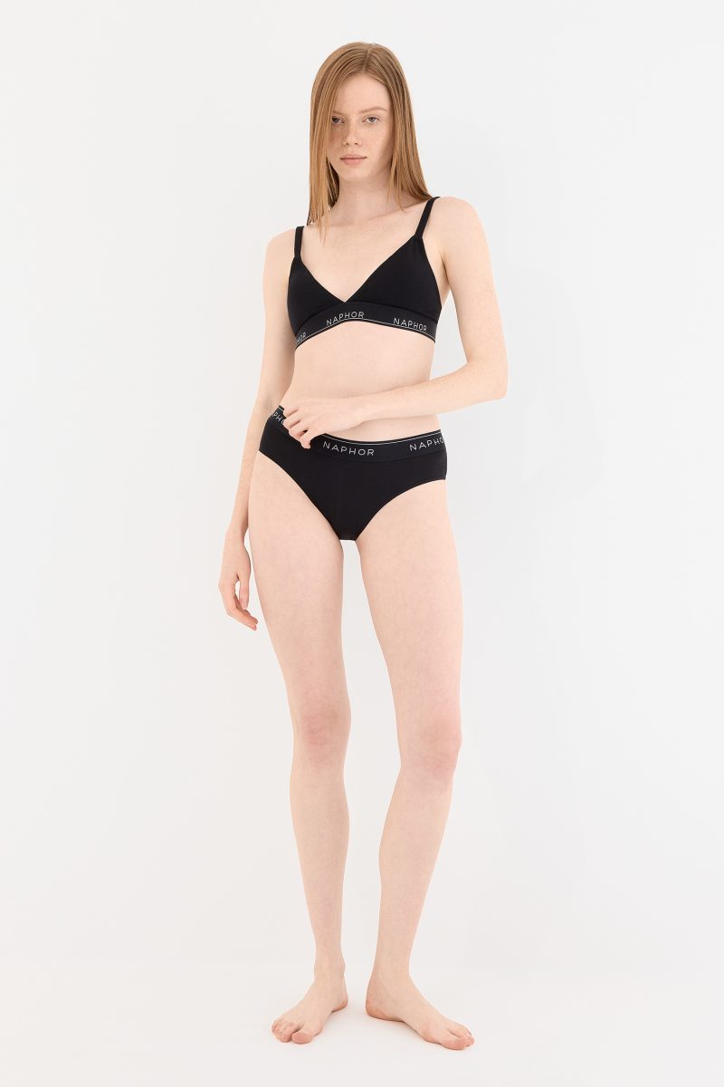 Signature Noir Black High Waist Slip