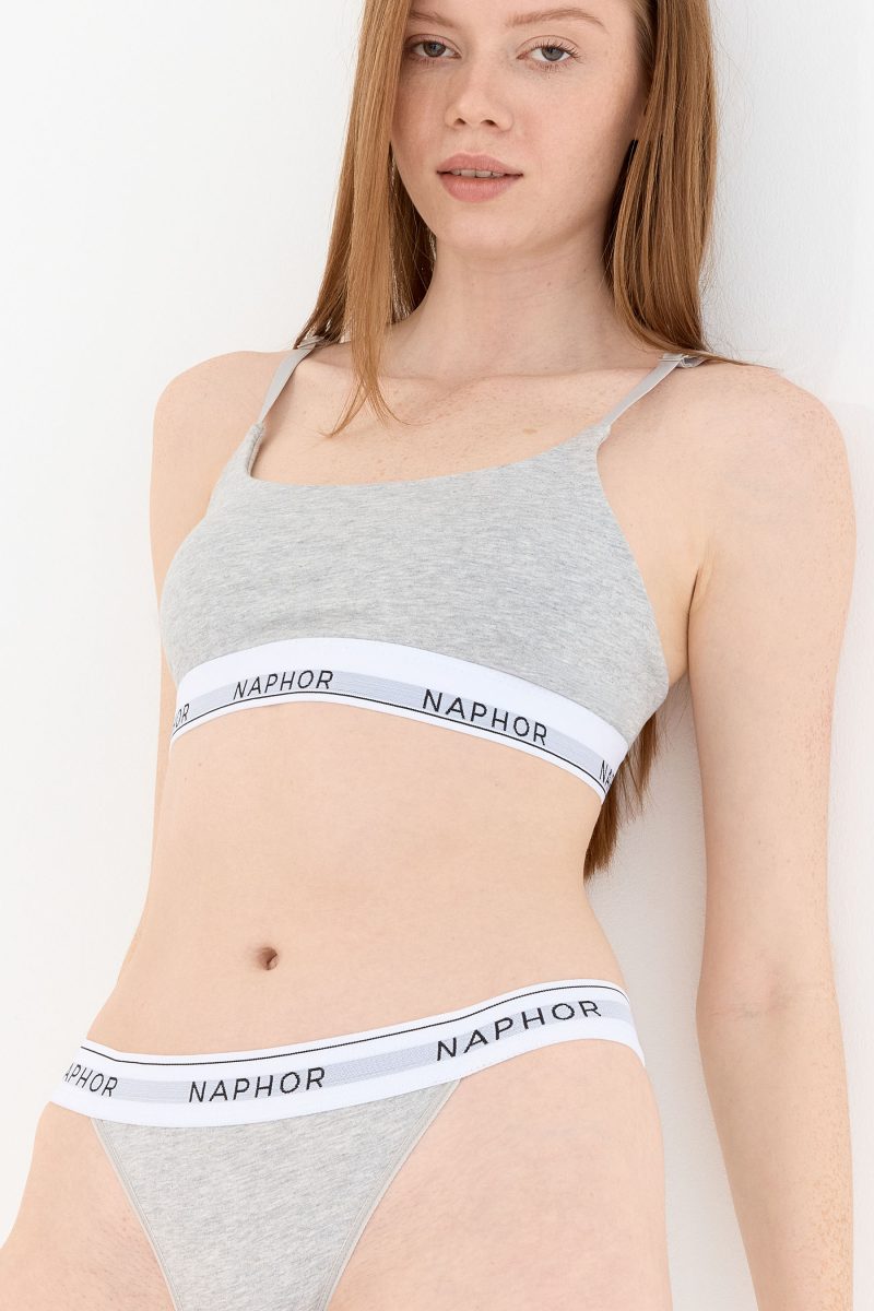 Signature Perle Gray Bikini Brief