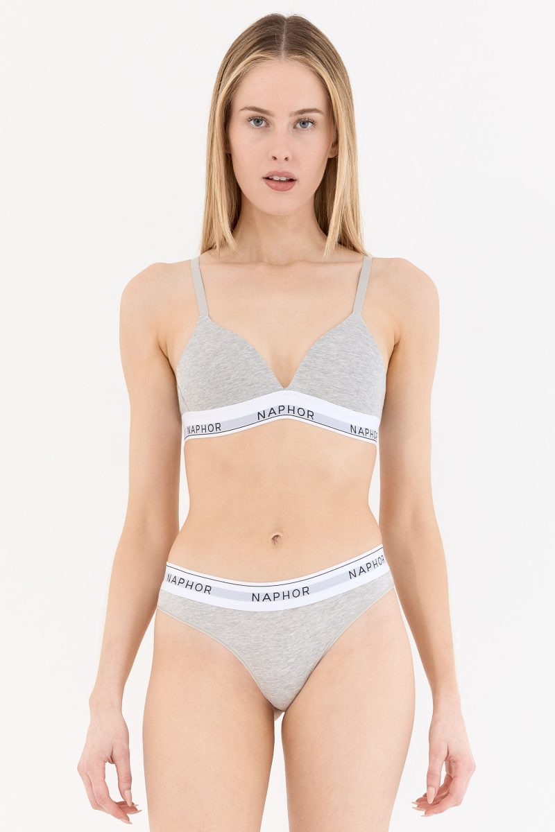 Signature Perle Gray Thong