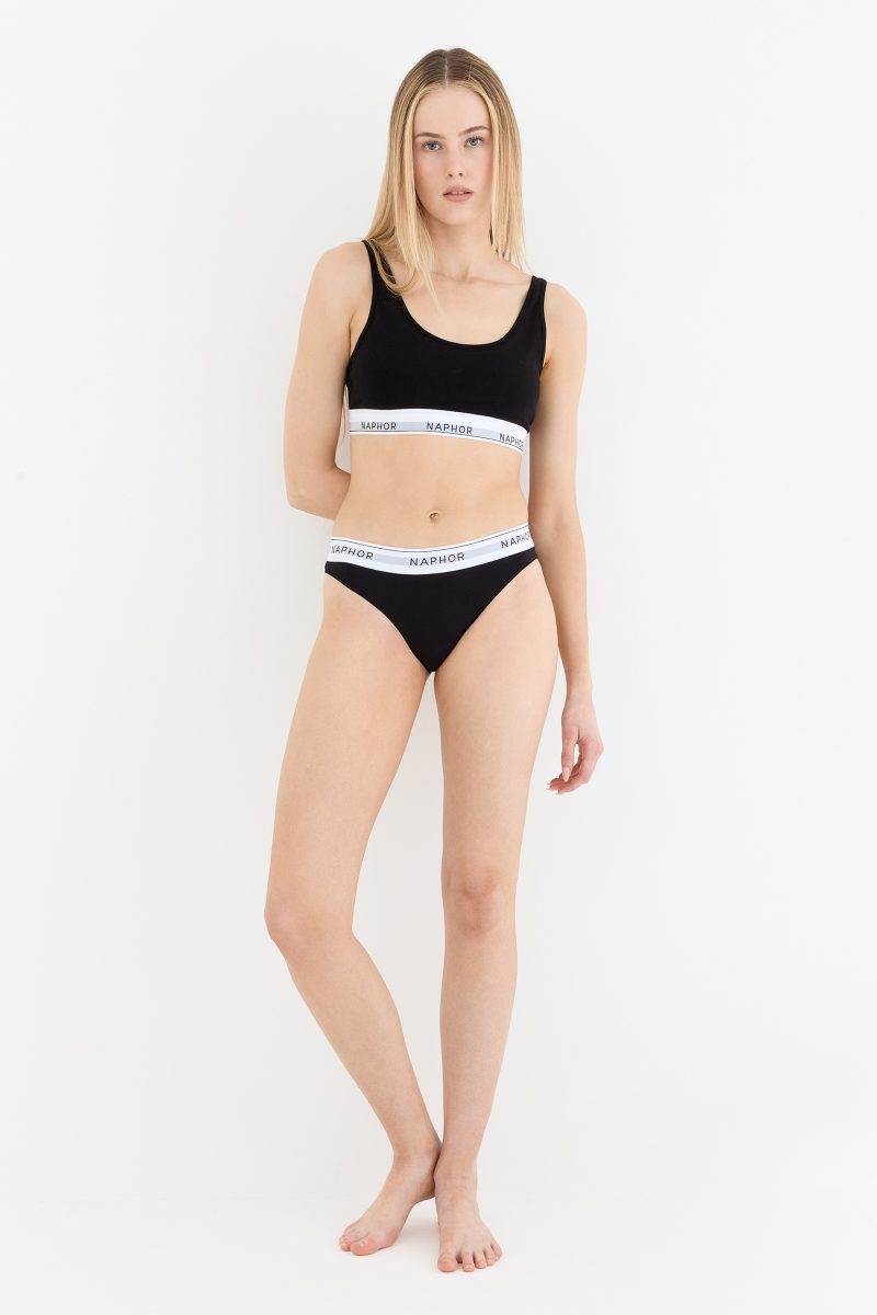 Signature Perle Black Bralette