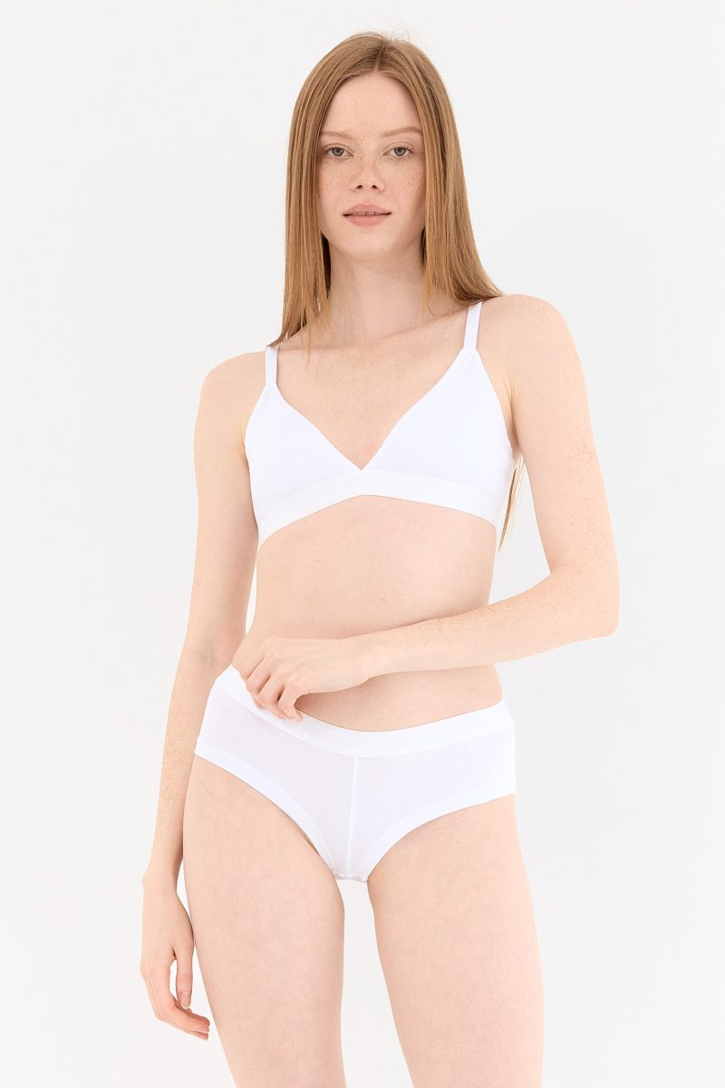 Touch Beyaz Üçgen Sütyen