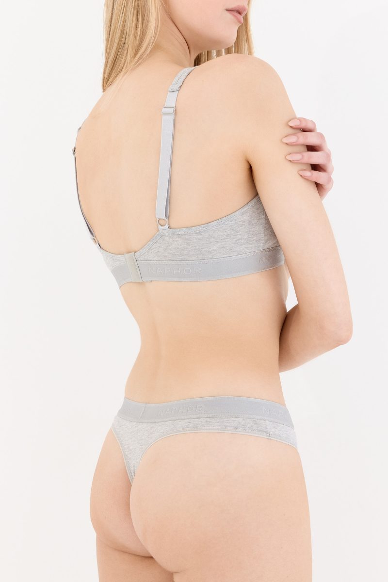 Touch Gray Thong