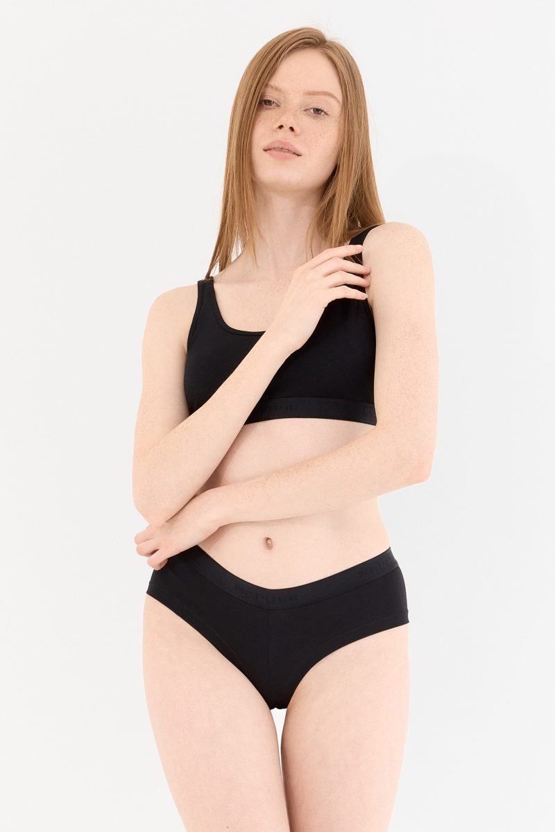 Touch Siyah Boyshort Külot