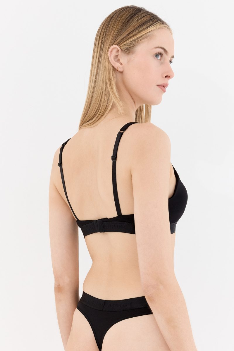 Touch Black Triangle Bra