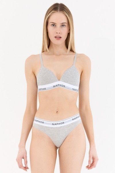 Signature Perle Gray Thong