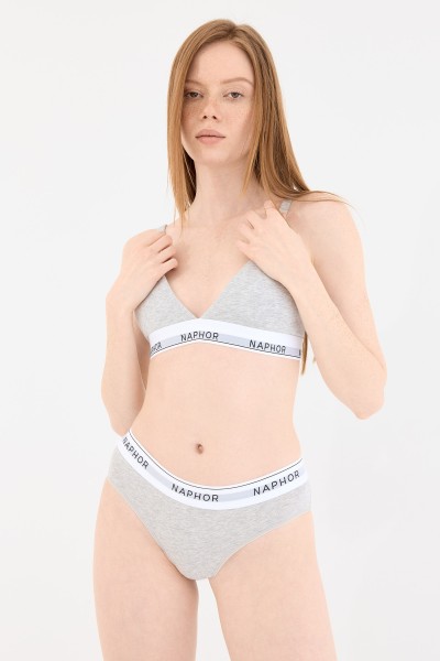 Signature Perle Gray High Waist Slip