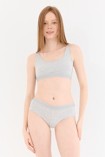 Touch Gri Boyshort Külot