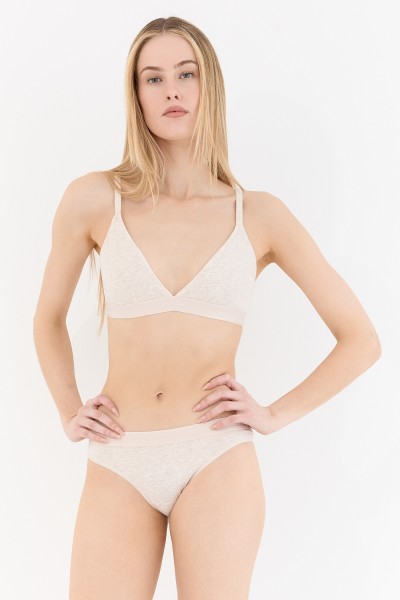 Touch Krem Üçgen Sütyen