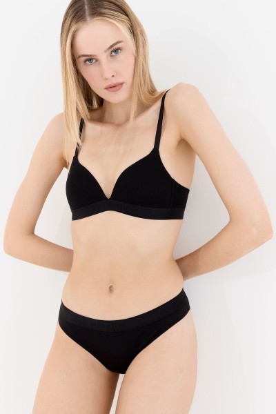 Touch Siyah Slip Külot